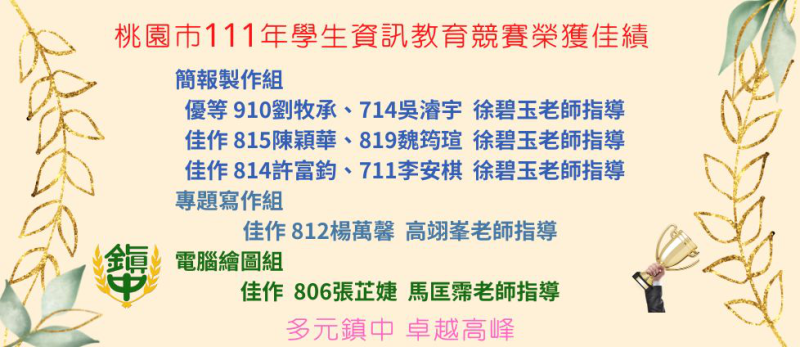桃園市111年學生資訊教育競賽